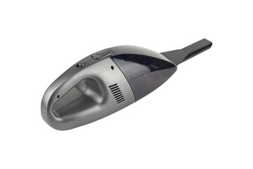 car vacuum cleaner, portable car vacuum cleaner isolated from background © Nikolay