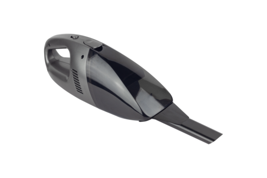 car vacuum cleaner, portable car vacuum cleaner isolated from background