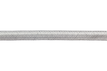 High pressure hose with metal braid isolated from background