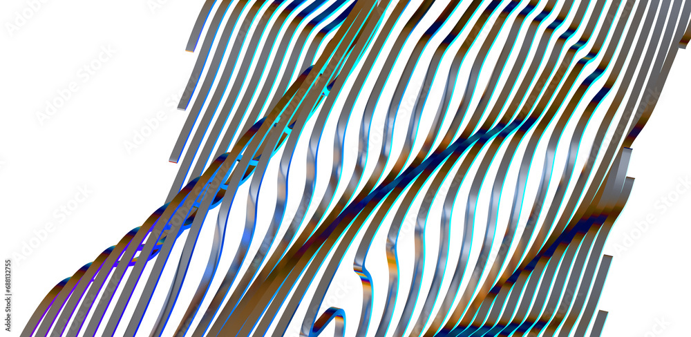 Poster chromatic fusion: where colors converge in a 3d background