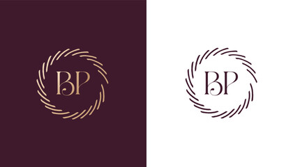 BP logo design vector image