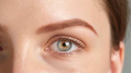 Fototapeta premium With a sun-kissed glow and rosy cheeks, she embodies natural charm.