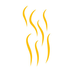 gold steam vector element