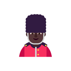 
Man Guard: Dark Skin Tone