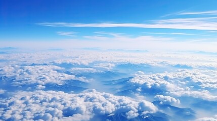 snowy mountain landscape in winter season