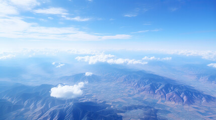 snowy mountain landscape in winter season