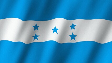 Honduras flag waving in the wind. Flag of Honduras images