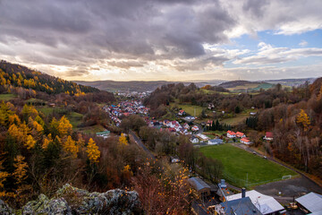 Kleine Herbstliche Wanderung durch die Heimat bei Asbach - Thüringen - Deutschland