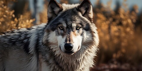 Realistic Wolf Illustration