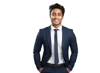 Fototapeta premium Confident Young Indian Businessman Portrait