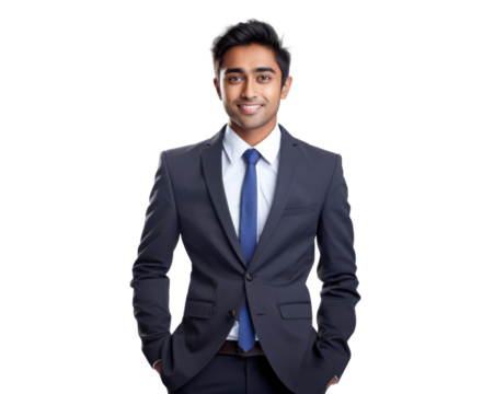 Confident Indian Businessman Portrait - Powered by Adobe