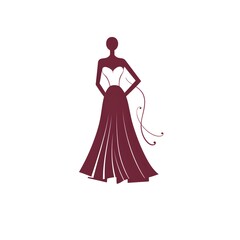 Fashion Silhouette Logo Design