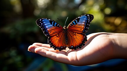 Take a closer look at yourself with a butterfly.