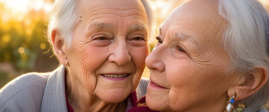 Senior man/woman looking at camera. Serene, portraid, facial expressions.