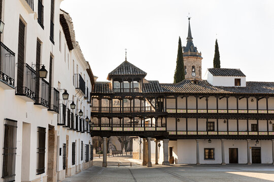 Plaza mayor de Tembleque, Toledo.