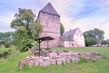 Medieval Ducal Tower in Siedlęcin, Poland
