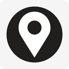 Location vector icon, image eps