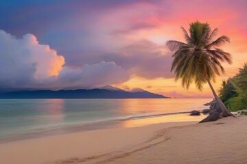 Obraz premium beach sunset