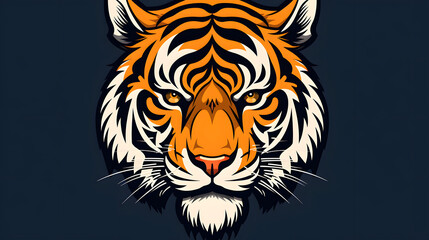 photo of tiger for t-shirt design AI generative