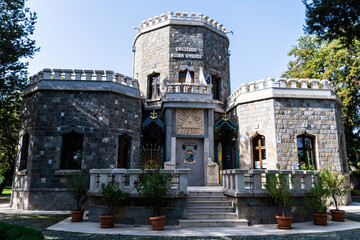 The Iulia Hasdeu Castle is an architectural whim in the form of a castle. The museum was built to commemorate Iulia Hasdeu, the daughter of Bogdan Petriceicu Hasdeu. Campina, Romania.