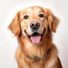Ultra-Realistic Golden Retriever Portrait with Canon EOS 5D Mark IV and 50mm Lens