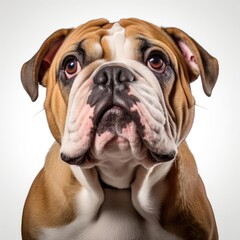 English Bulldog Portrait Captured with Nikon D850 and 50mm Prime Lens