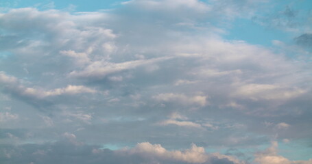 Cloudscape Timelapse view of moving clouds