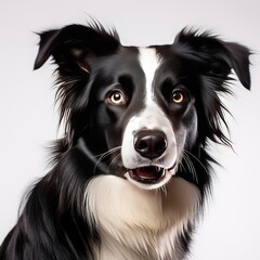 Ultra-Realistic Portrait of a Border Collie with Nikon D850