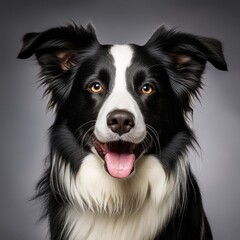 Ultra-Realistic Portrait of a Border Collie with Nikon D850