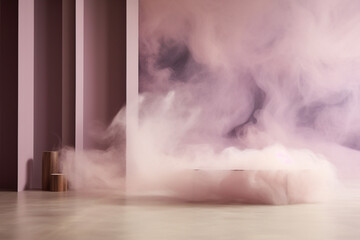 light pink clouds over the clouds || smoke from the clouds