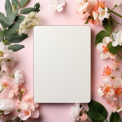 floral tablet mock up free case templates for artists,