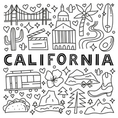 California national landmarks and attractions.