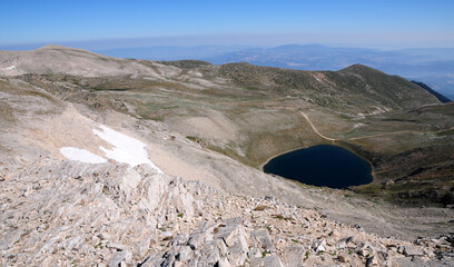 Uludag, located in Bursa, Turkey, is one of the ski and tourism spots of the country.