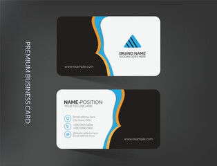 Creative business card template layout