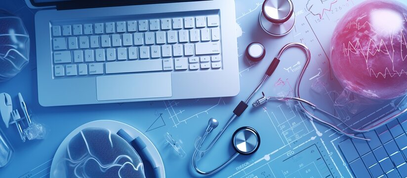 Stethoscope On Doctor Office Desk White Background.