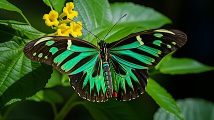 The butterfly known as siproeta stelenes is made of malachite