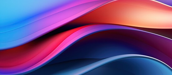 abstract colorful background with smooth lines, futuristic illustration.