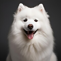 Ultra-Realistic Samoyed Portrait Captured with Prime Lens