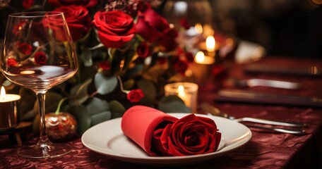 the valentine dinner menu at the palms,