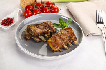 Roasted Lamb ribs with spices