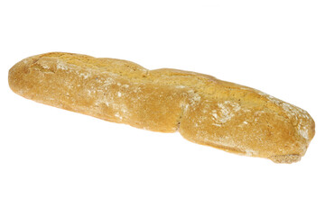 Frisian Keallepoat, a syrup cake that used to only be baked in the winter, isolated on white background