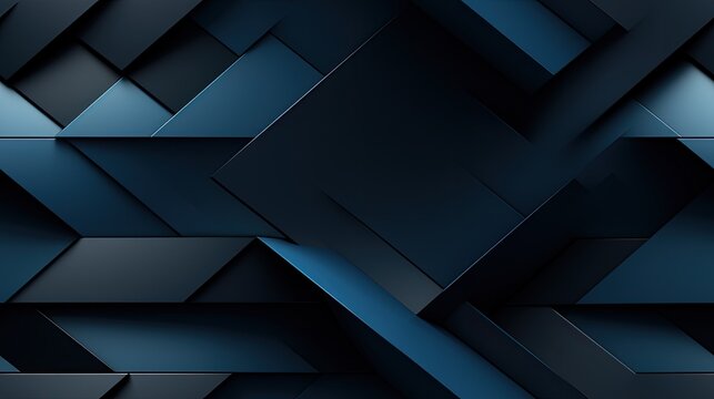 a modern black and blue color scheme. Emphasize minimalism, color gradients, and geometric shapes, creating a web banner with a futuristic and premium feel. SEAMLESS PATTERN. SEAMLESS WALLPAPER. © lililia