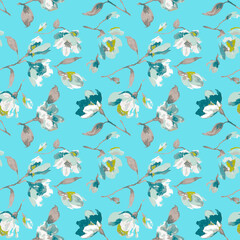 beautiful and colorful seamless pattern illustration all over repeat design for digital and textile 