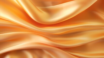 Smooth elegant golden silk or satin texture can use as background