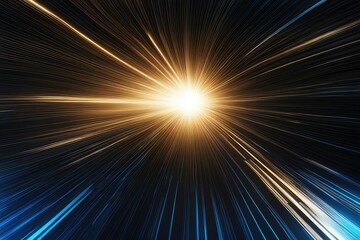 Obraz premium Modern abstract black blue background for design. Dark with a light spot, line, stripe. Futuristic. Rough, grain. Glowing, shiny, blaze, explosion, bright. Spotlight. Color gradient. Banner. Luxury.