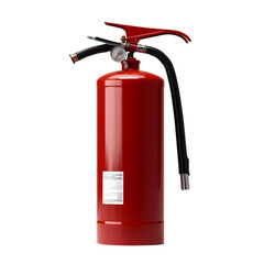 Fire extinguisher isolated on transparent background