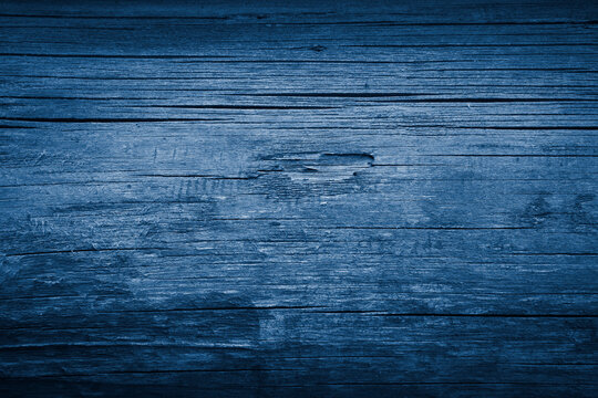 Blue wood background and texture