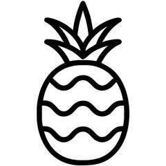 illustration of a pineapple