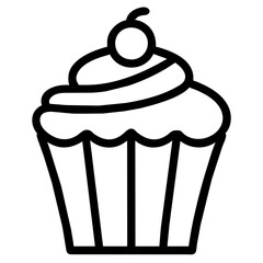illustration of a cupcake