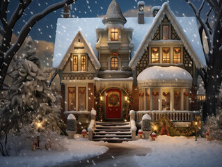 Landscape of Christmas vibe.